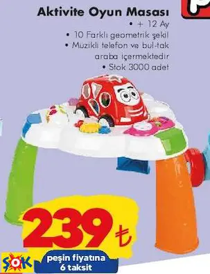 PİLSAN AKTİVİTE OYUN MASASI